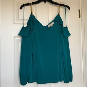 MICHAEL KORS - Turquoise Blouse